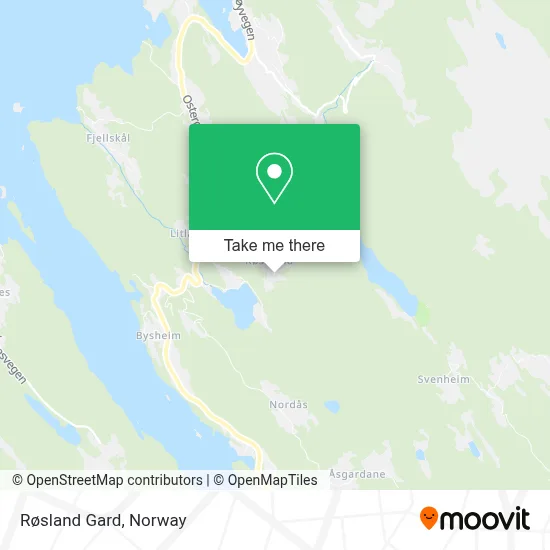 Røsland Gard map