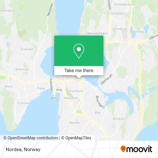 Nordea map