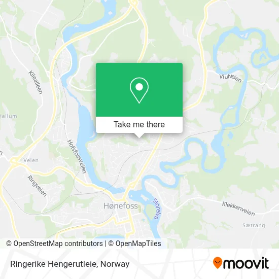 Ringerike Hengerutleie map