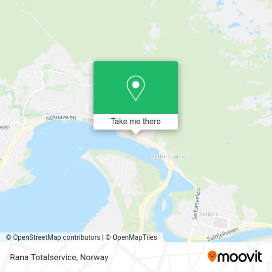 Rana Totalservice map
