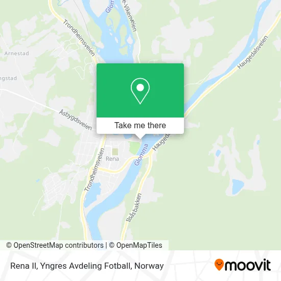 Rena Il, Yngres Avdeling Fotball map