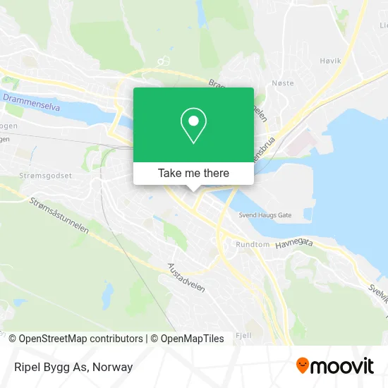 Ripel Bygg As map