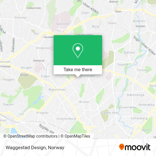 Waggestad Design map