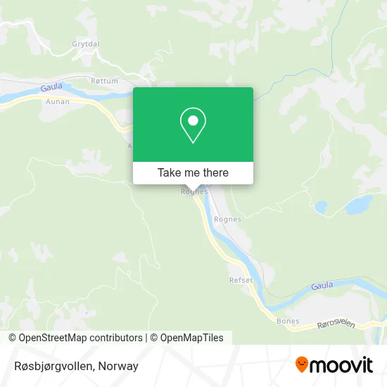 Røsbjørgvollen map