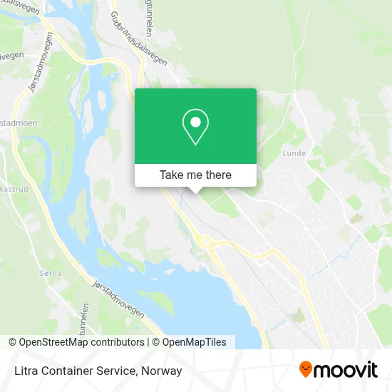 Litra Container Service map