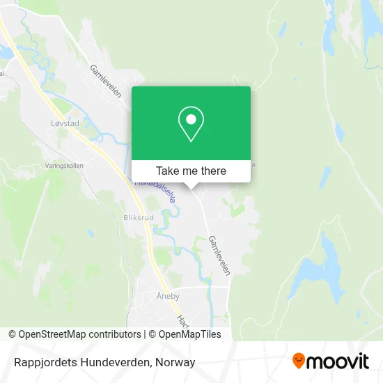 Rappjordets Hundeverden map