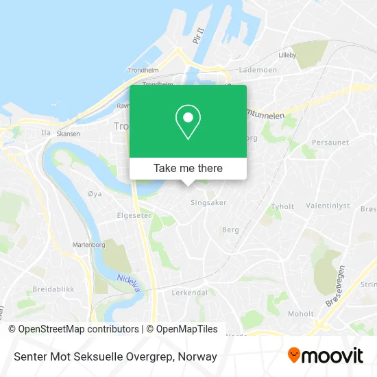 Senter Mot Seksuelle Overgrep map