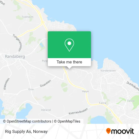 Rig Supply As map