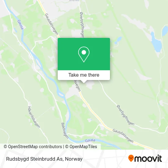 Rudsbygd Steinbrudd As map