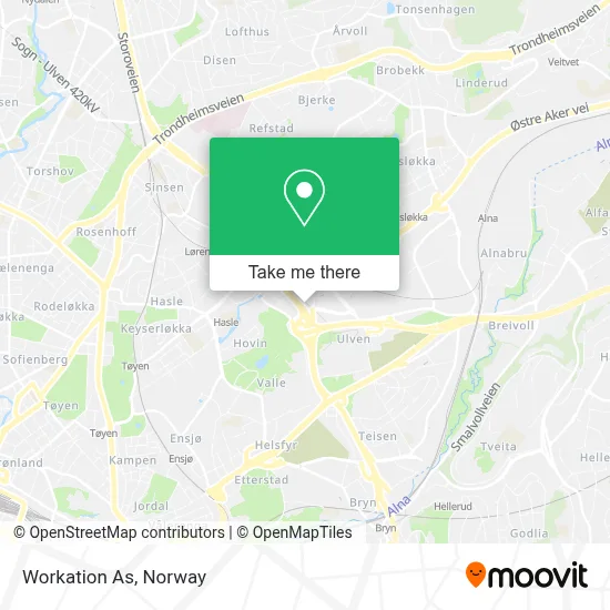 Workation As map