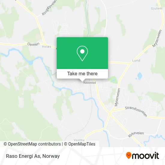 Raso Energi As map