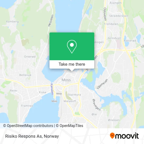 Risiko Respons As map