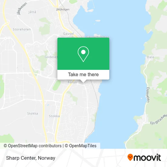 Sharp Center map