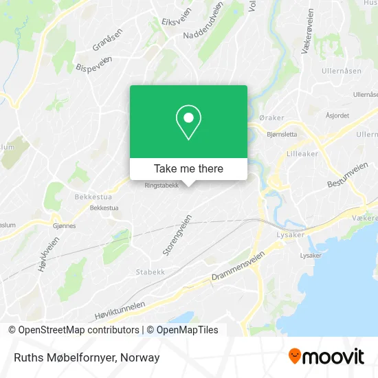 Ruths Møbelfornyer map