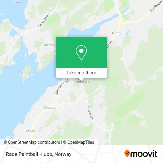 Råde Paintball Klubb map