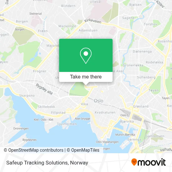 Safeup Tracking Solutions map