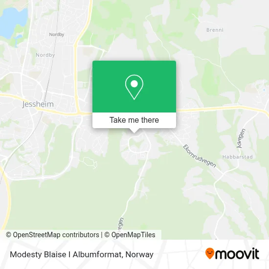 Modesty Blaise I Albumformat map