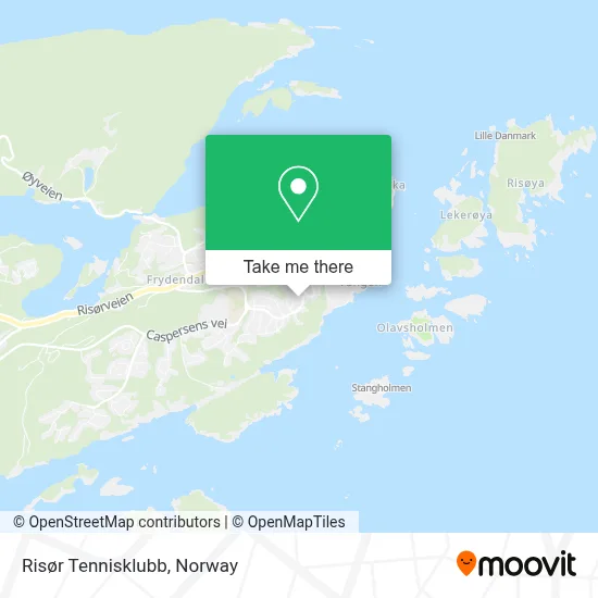 Risør Tennisklubb map