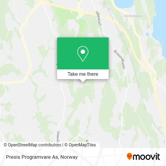 Presis Programvare As map