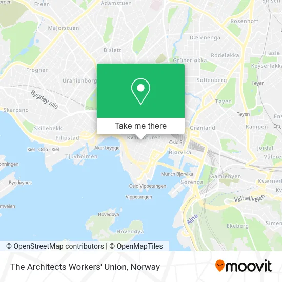 The Architects Workers' Union map