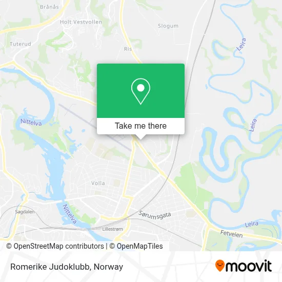 Romerike Judoklubb map