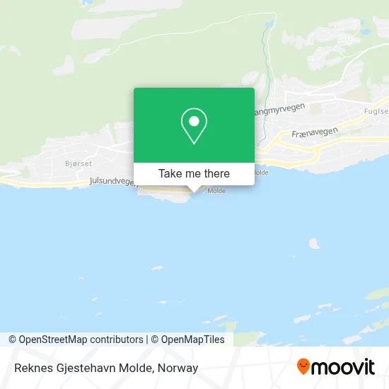 Reknes Gjestehavn Molde map
