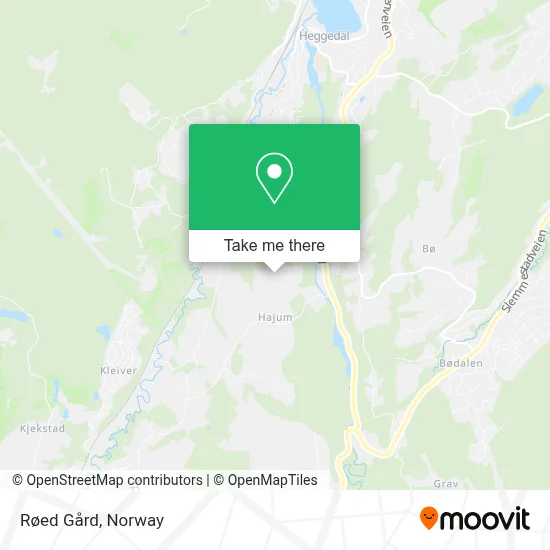 Røed Gård map