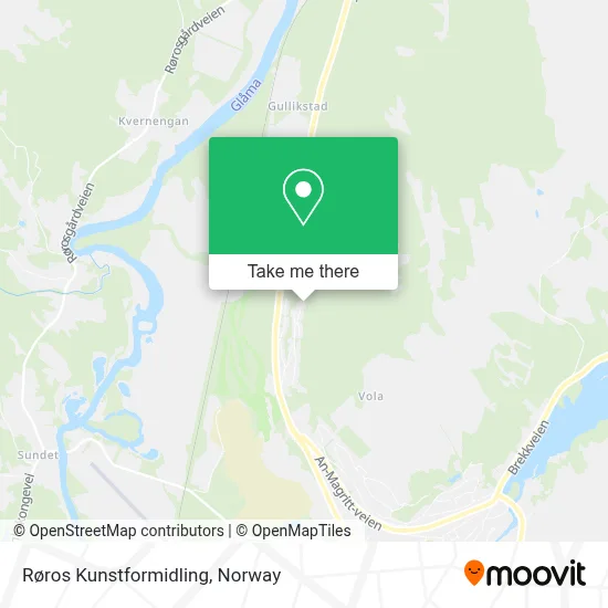 Røros Kunstformidling map