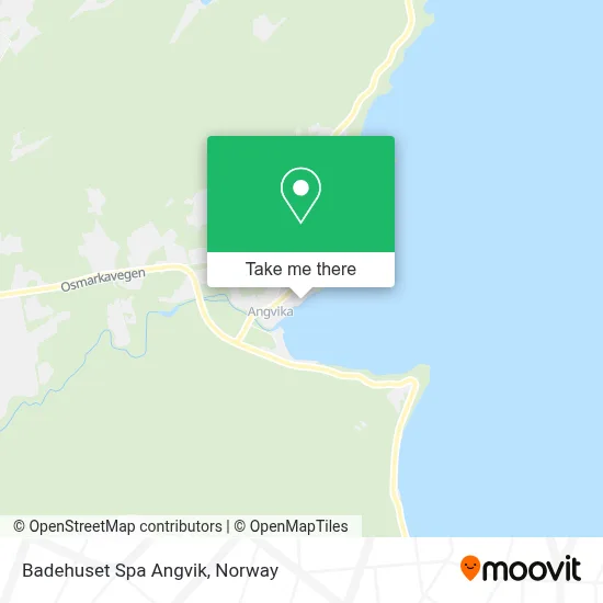 Badehuset Spa Angvik map