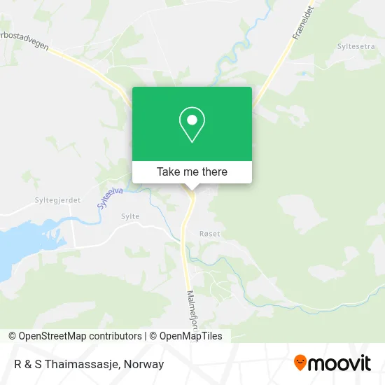 R & S Thaimassasje map