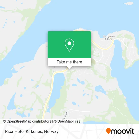Rica Hotel Kirkenes map