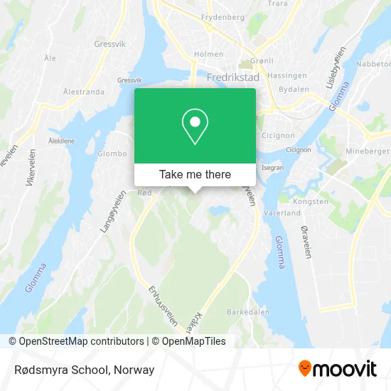 Rødsmyra School map