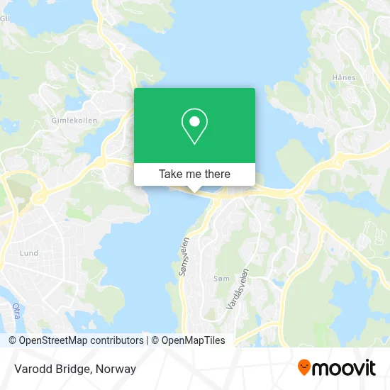 Varodd Bridge map