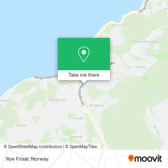 Rye Frisør map