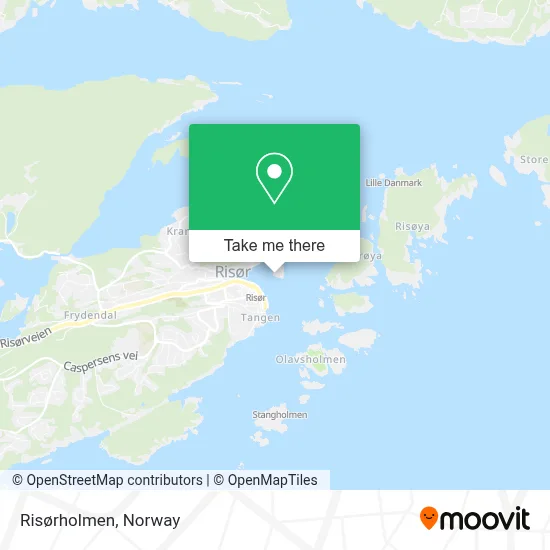 Risørholmen map