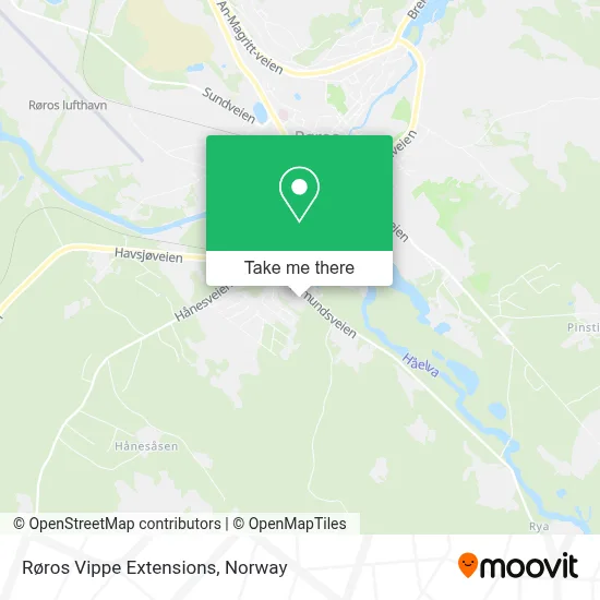Røros Vippe Extensions map