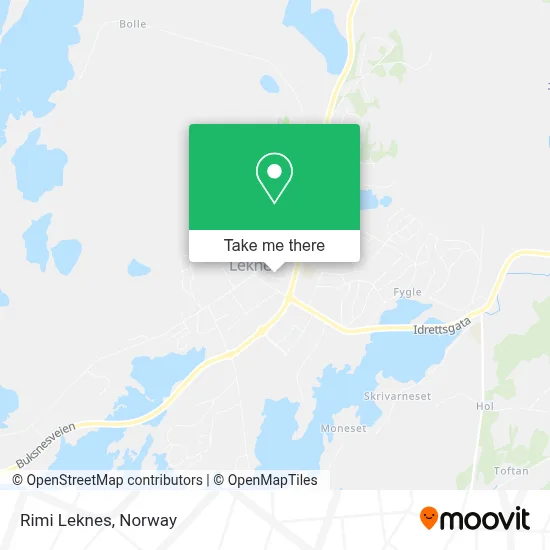 Rimi Leknes map