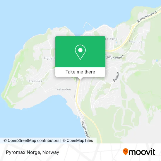 Pyromax Norge map