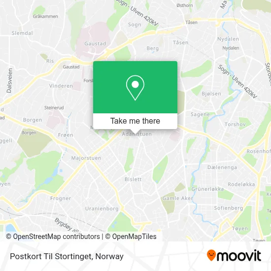 Postkort Til Stortinget map