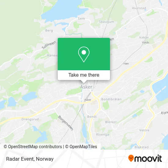 Radar Event map