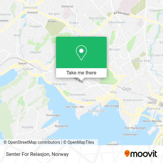 Senter For Relasjon map
