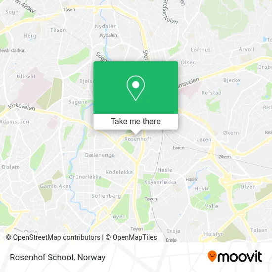 Rosenhof School map