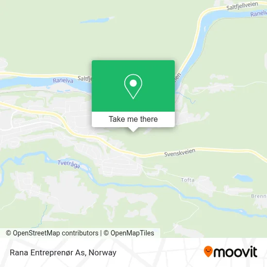 Rana Entreprenør As map