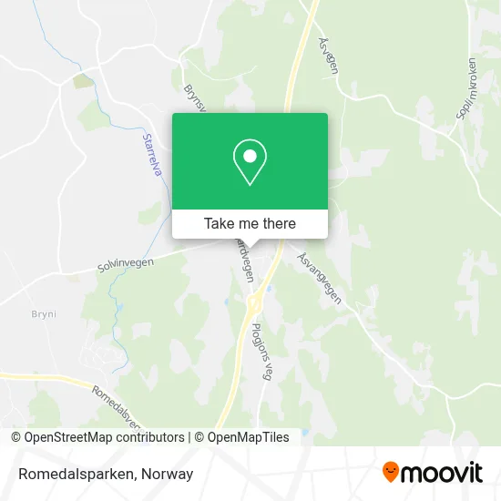 Romedalsparken map