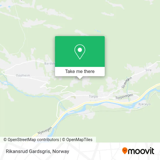 Rikansrud Gardsgris map