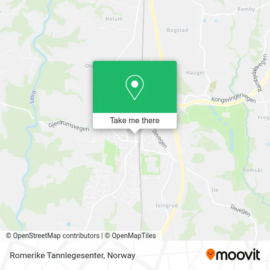 Romerike Tannlegesenter map