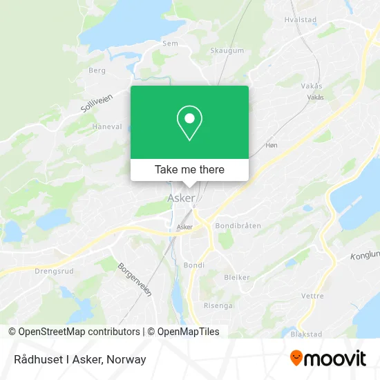Rådhuset I Asker map