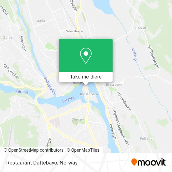 Restaurant Dattebayo map