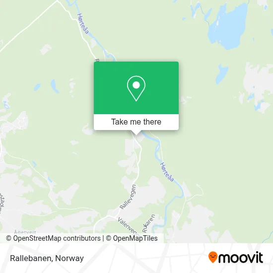 Rallebanen map
