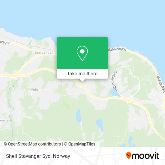 Shell Stavanger Syd map